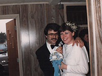 Chuck and Miss Mary's Wedding Day, Dec. 17, 1984